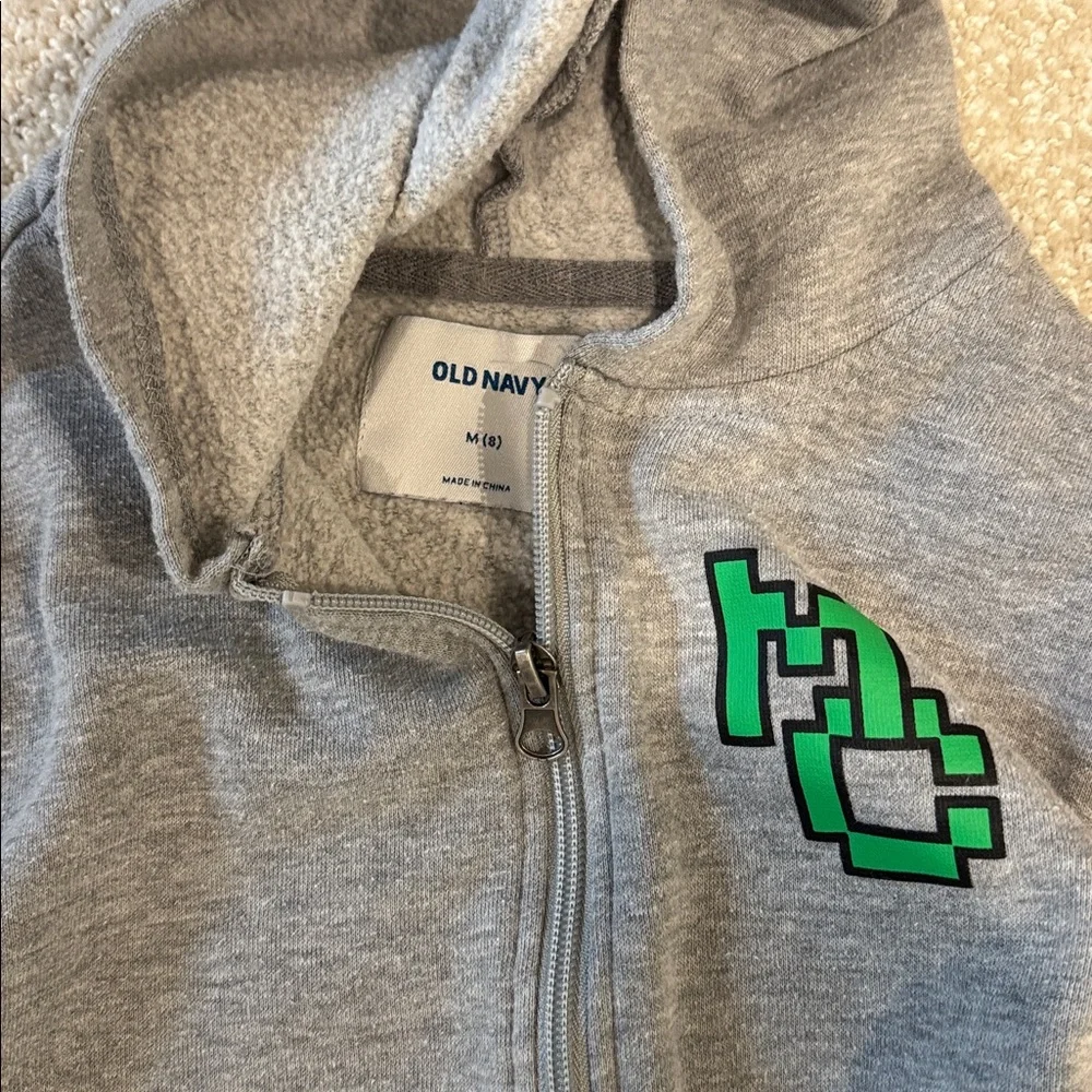 Lot Boys Zip Up Sweatshirt Long Sleeve Camo DinoTrex Minecraft